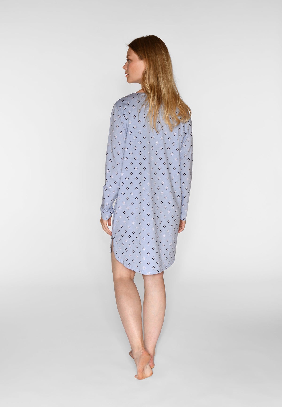 Nicole L/S V-neck Dress, Eventide AOP – CCDK Copenhagen