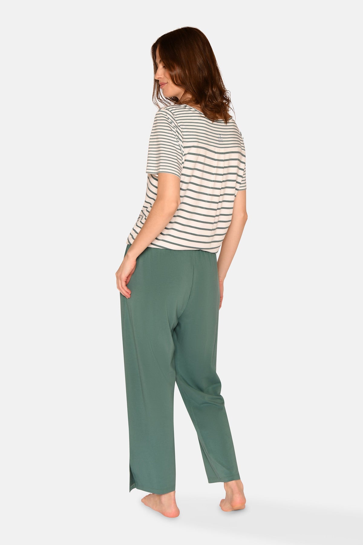 Charlot Crop Pants, Sagebrush Green – CCDK Copenhagen