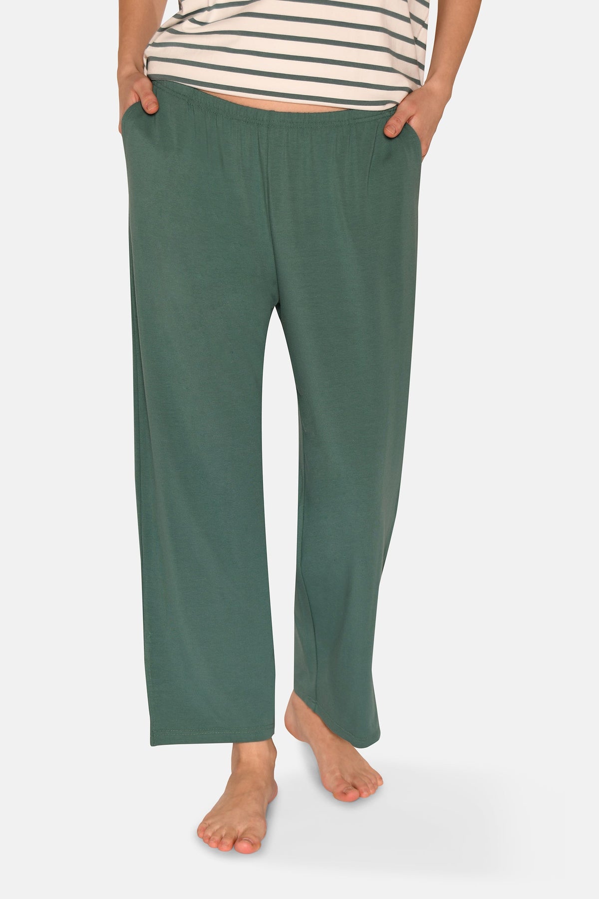 Charlot Crop Pants, Sagebrush Green – CCDK Copenhagen