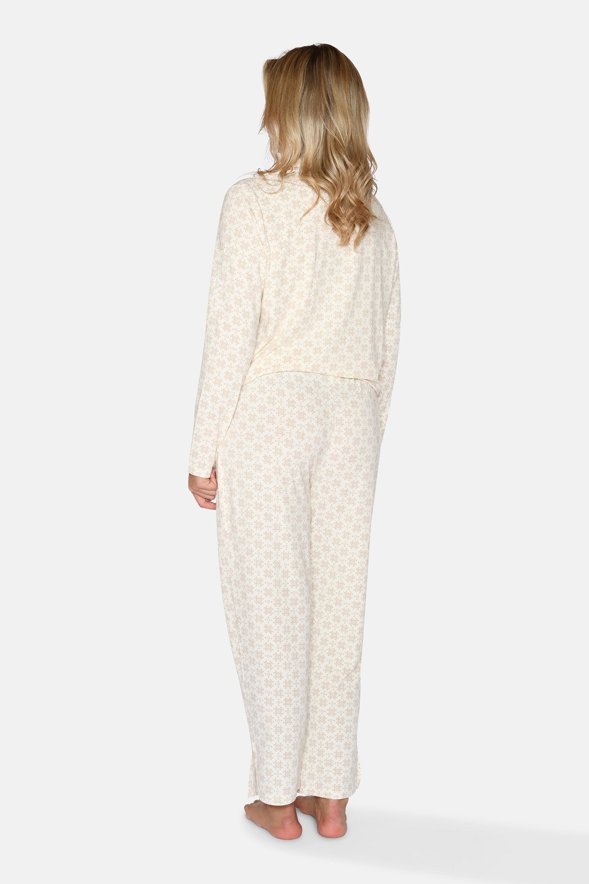 Charlot Crop Pants, Cement AOP – CCDK Copenhagen