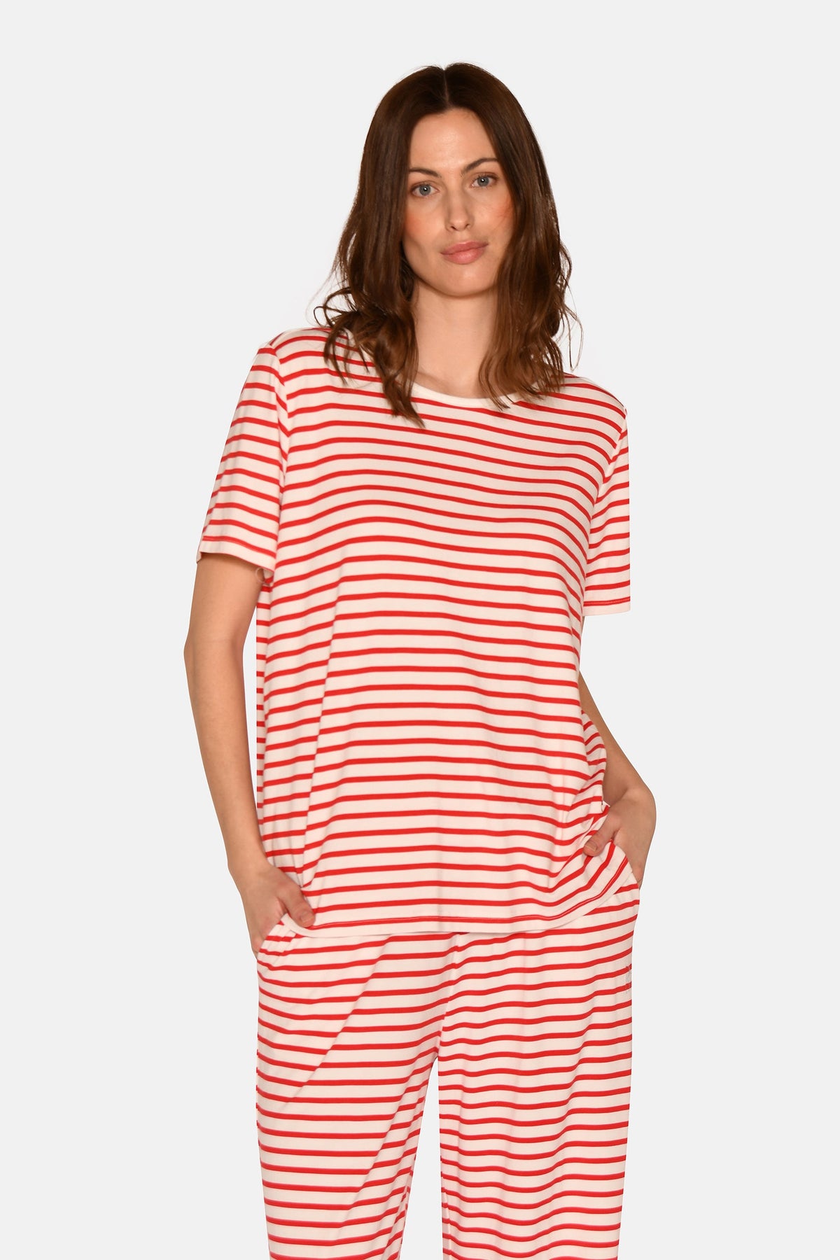 Bea S/S T-shirt, Bittersweet Stripe – CCDK Copenhagen
