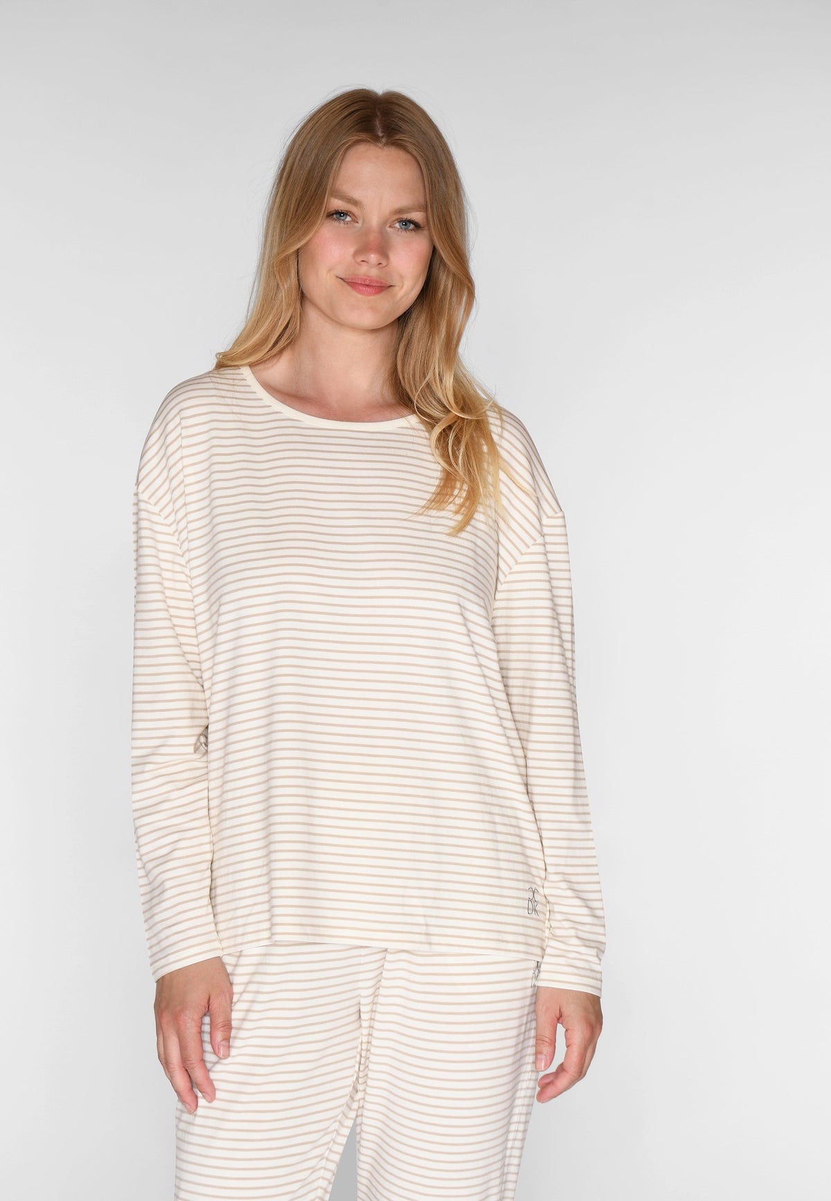 Britt L/S T-shirt, Cement Stripe – CCDK Copenhagen