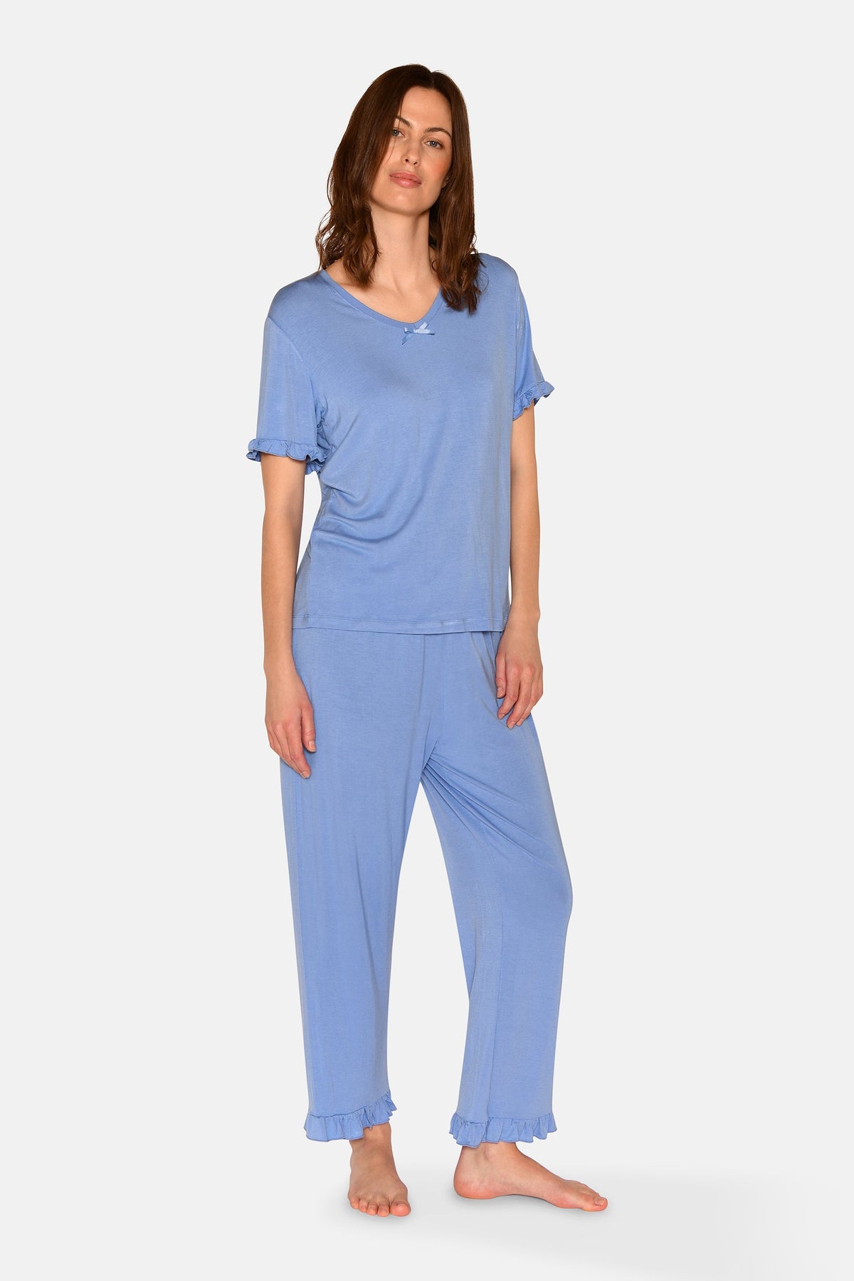 Jordan Frill T-shirt, Azurine – CCDK Copenhagen