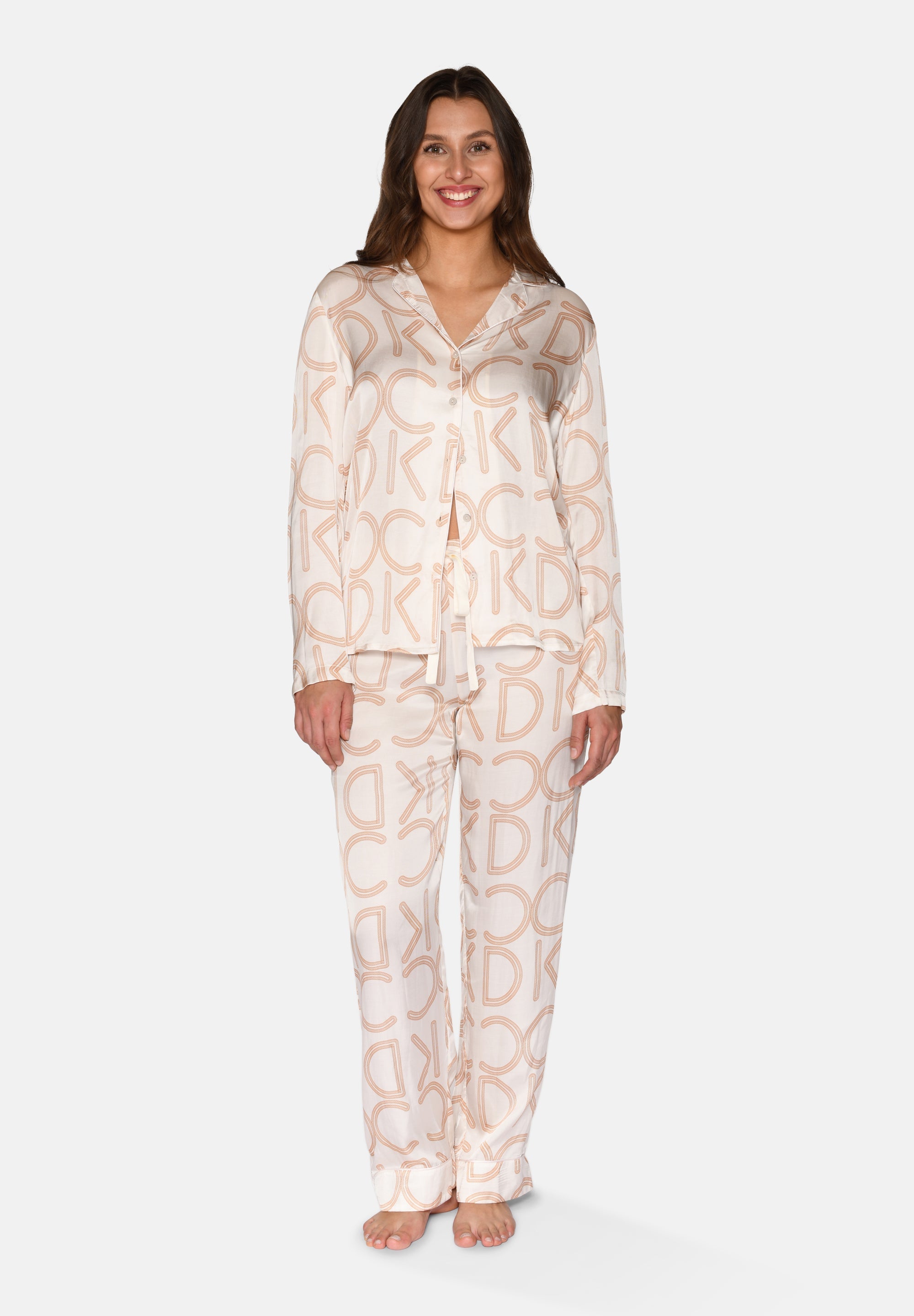 Josephine Shirt, Crystal Gray AOP