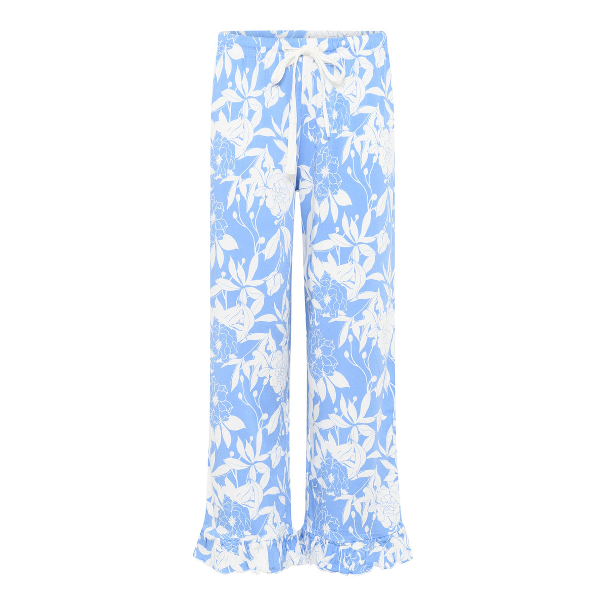 Saga Crop Pants, Azurine AOP. – CCDK Copenhagen