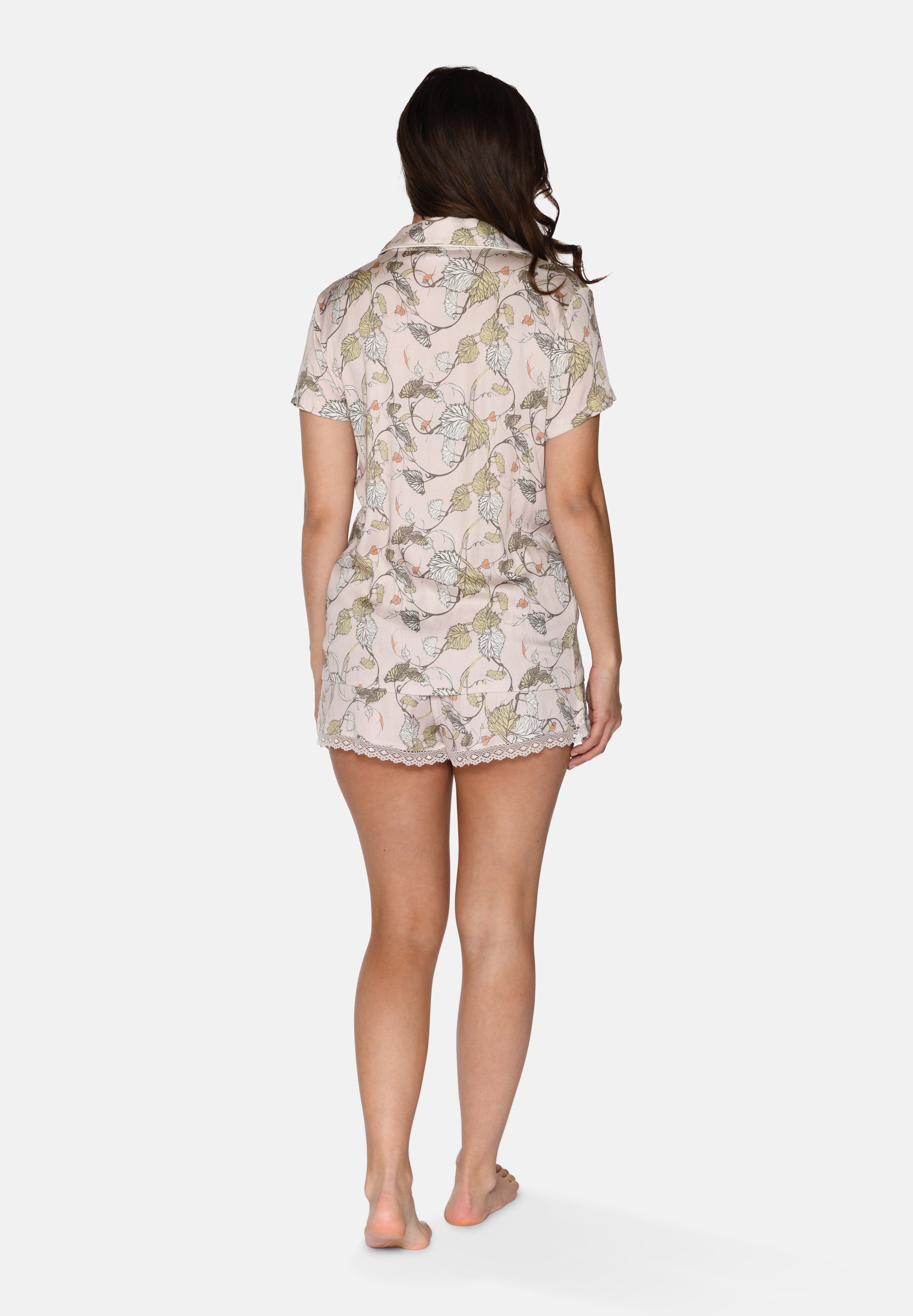 Josephine S/S Shirt, Crystal Gray AOP