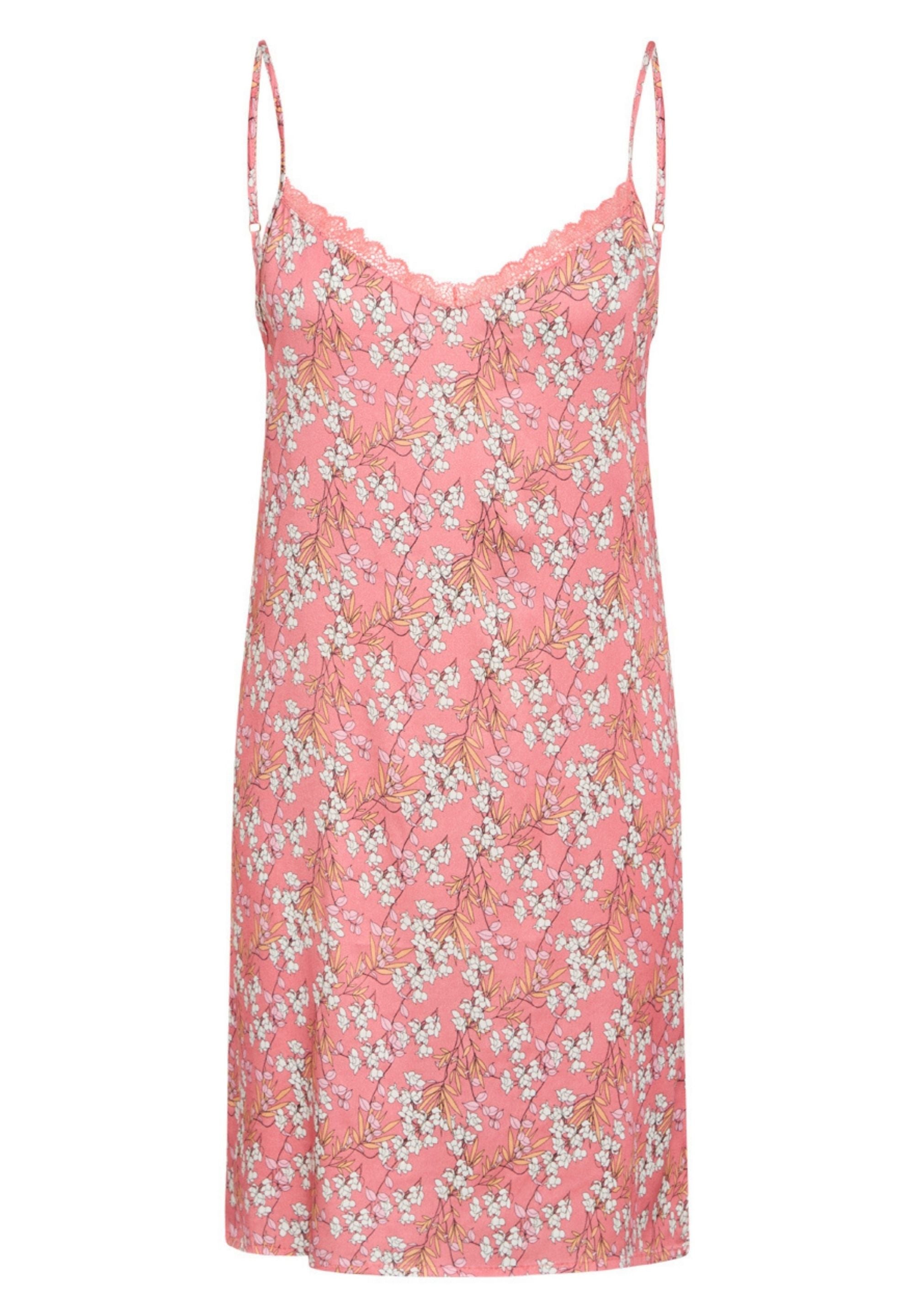 Jade Chemise Dress, Tea Rose AOP