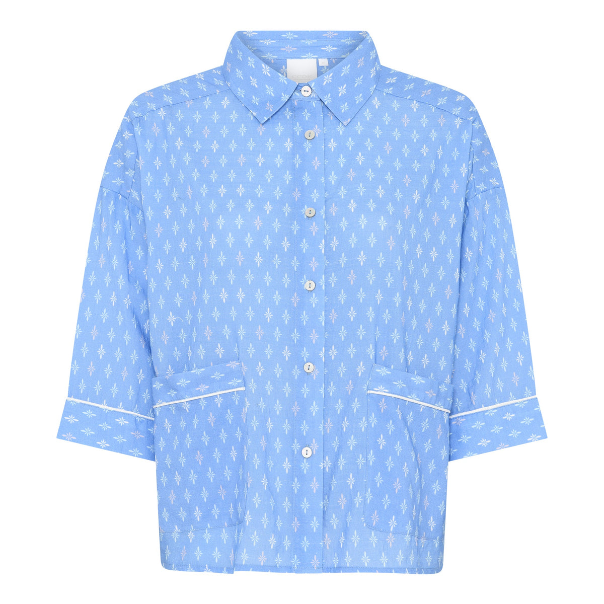 Sonja Shirt, Azurine AOP – CCDK Copenhagen