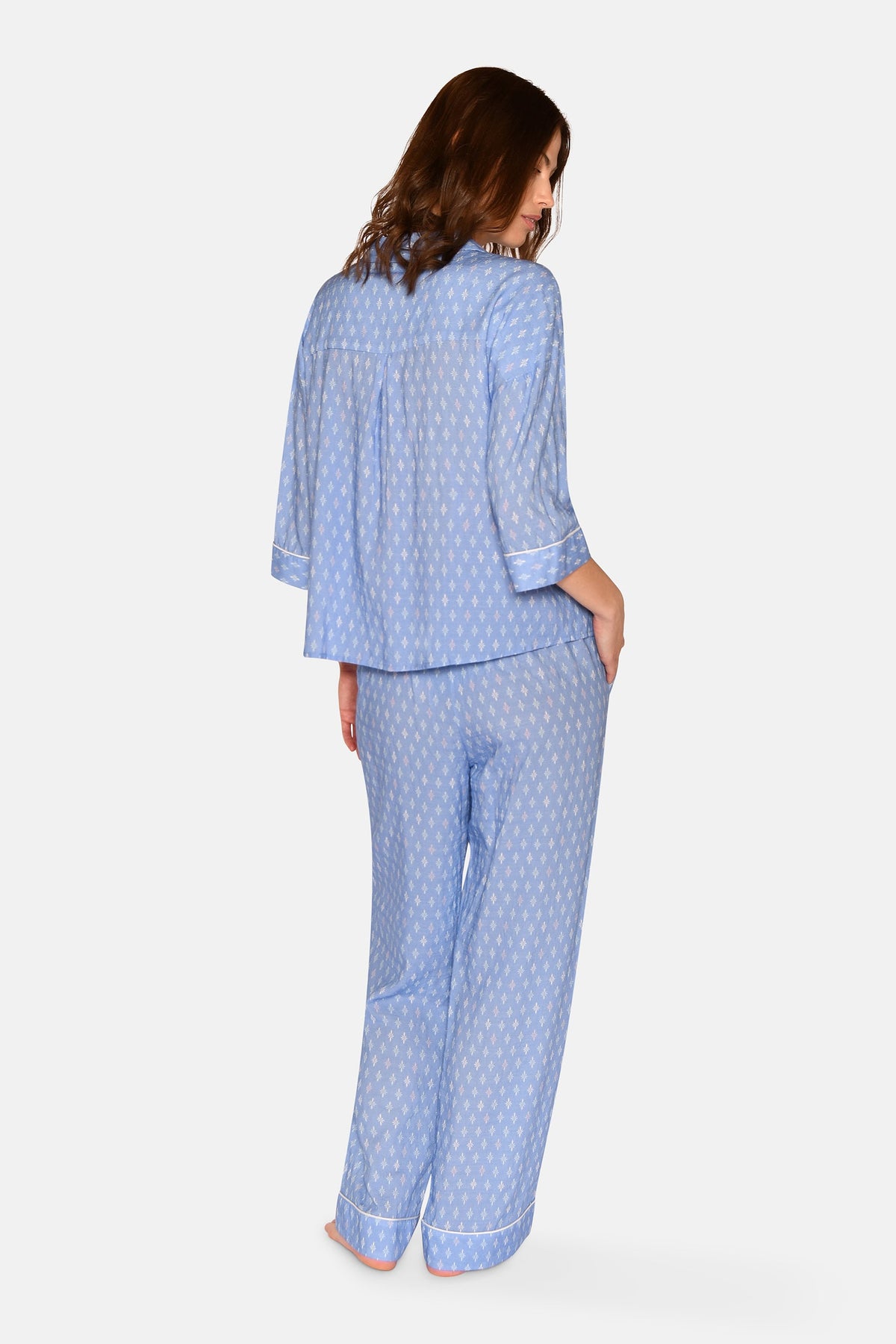 Sonja Shirt, Azurine AOP – CCDK Copenhagen