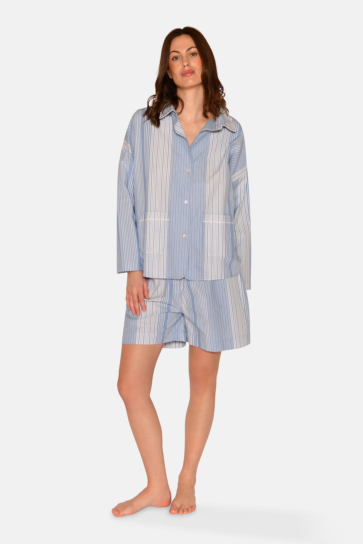 Amanda Shirt, Azurine Stripe – CCDK Copenhagen