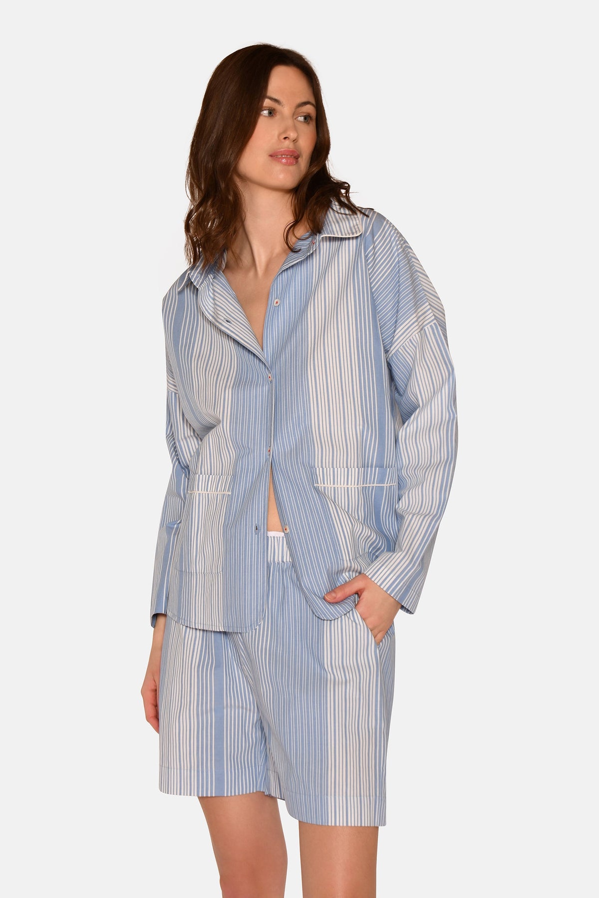 Amanda Shirt, Azurine Stripe – CCDK Copenhagen