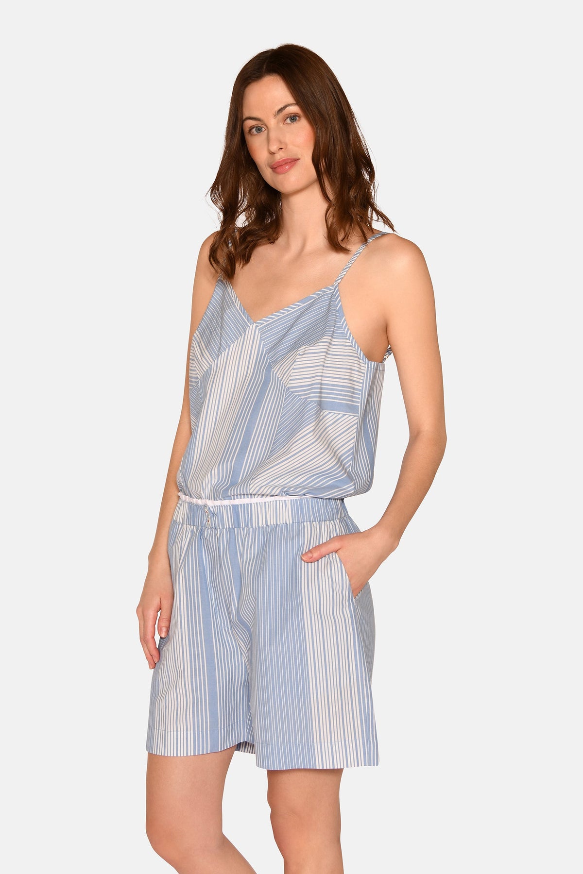 Vicy Shorts, Azurine Stripe – CCDK Copenhagen