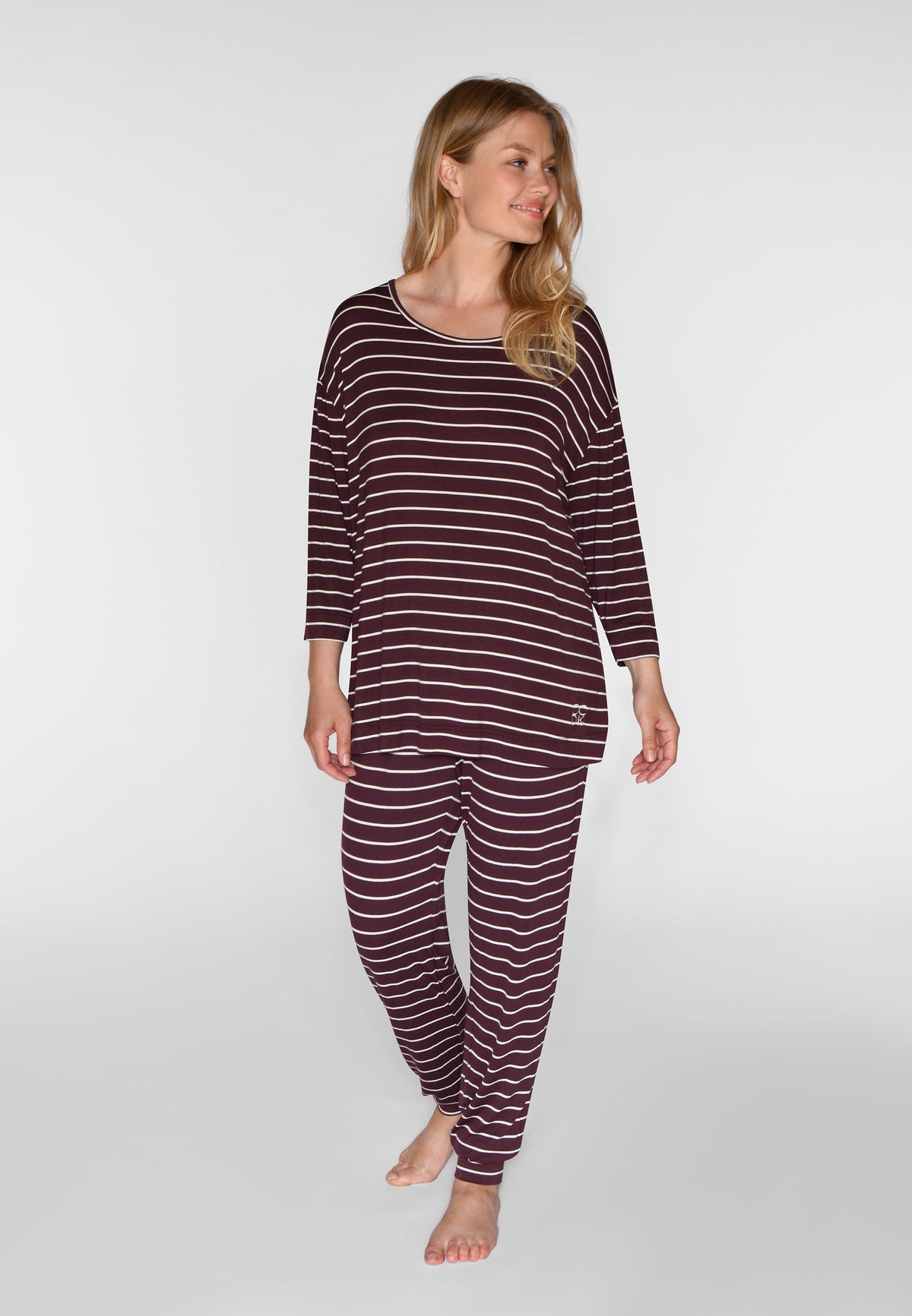 Janis T-shirt, Fudge Stripe – CCDK Copenhagen