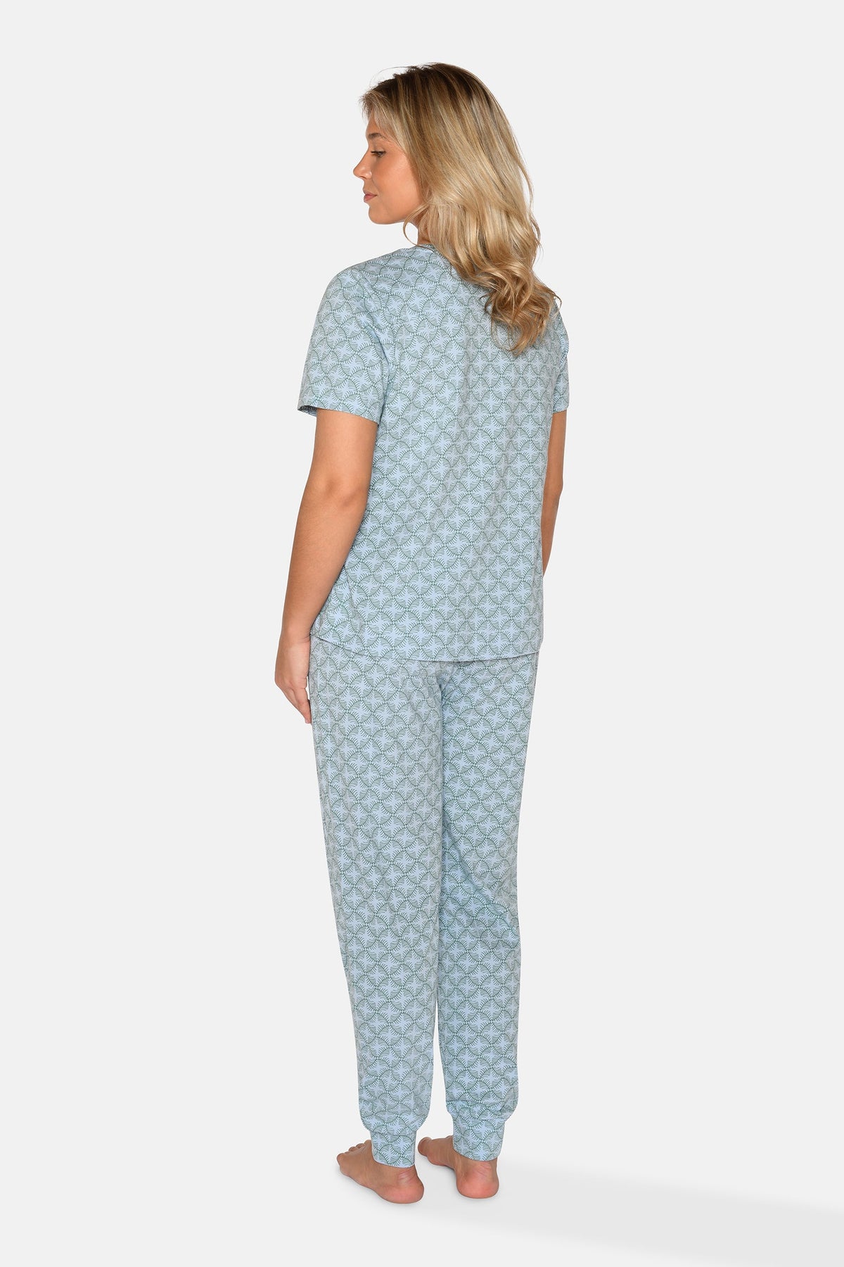Janis S/S T-shirt, Kentucky Blue AOP – CCDK Copenhagen