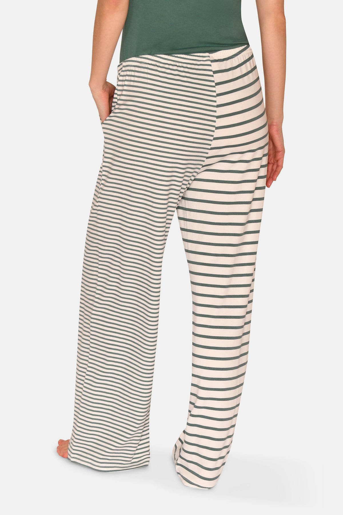 Amy Loose Pants, Sagebrush Green Stripe. – CCDK Copenhagen