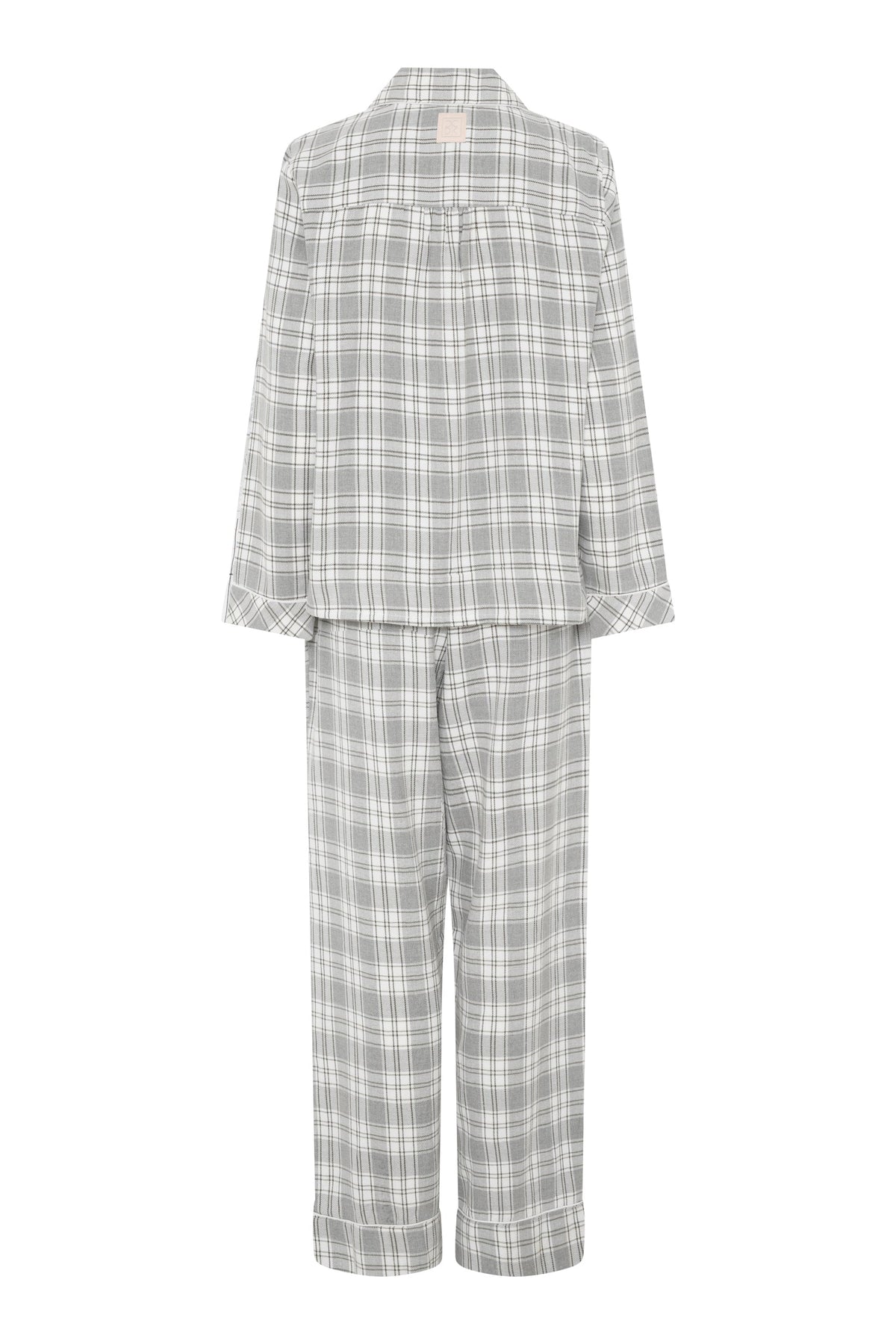 Helga Check Set, Grey Melange Check – CCDK Copenhagen