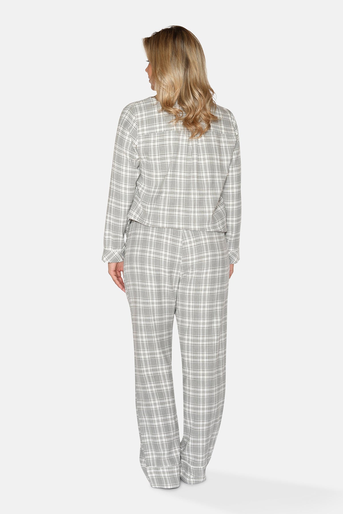 Nicola Check Pants, Grey Melange Check – CCDK Copenhagen