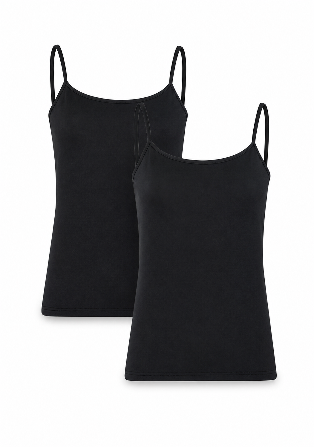 2-Pack Modal Strap Top, Black – CCDK Copenhagen