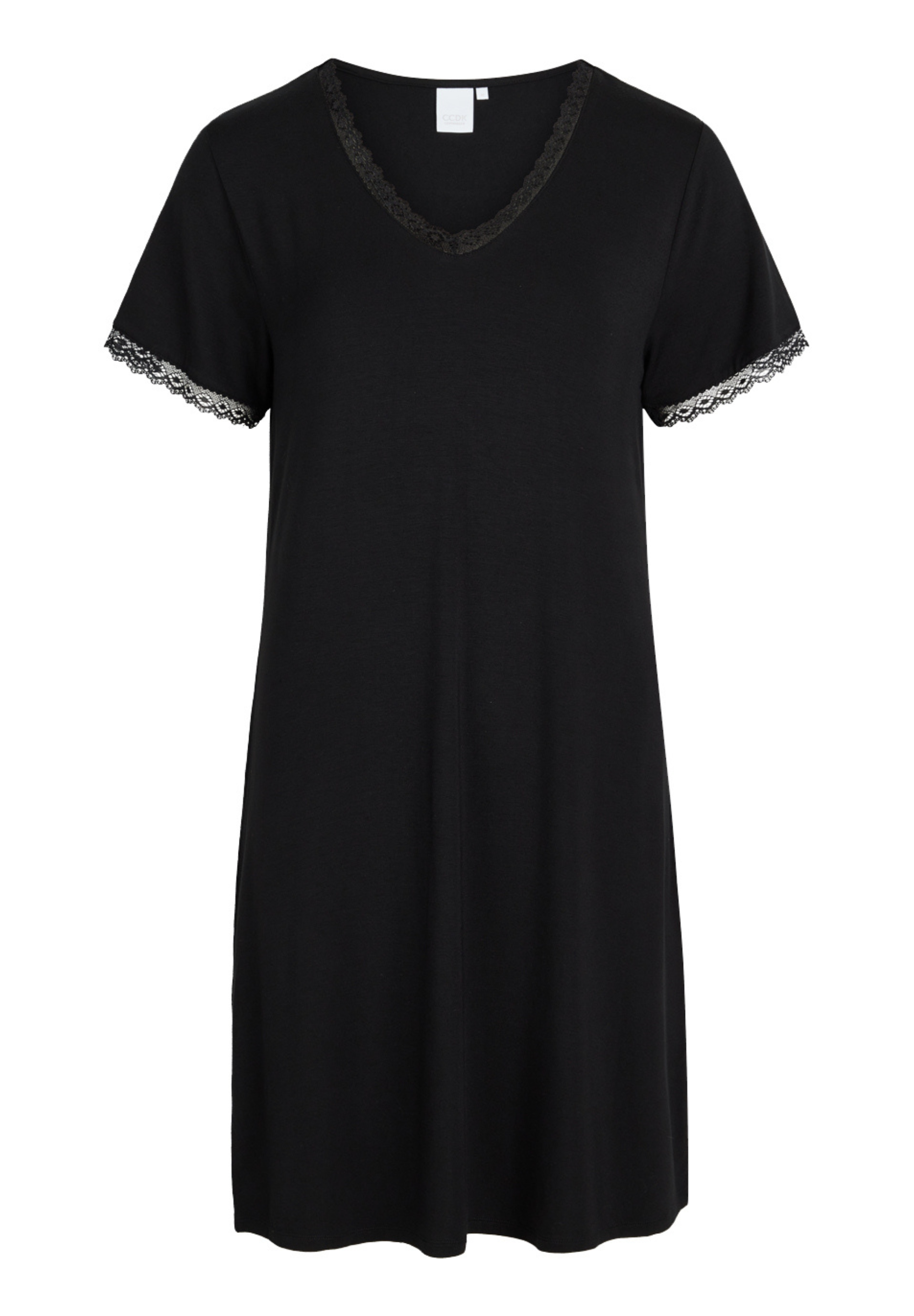 Jacqueline Bamboo Short Sleeve Dress, Black